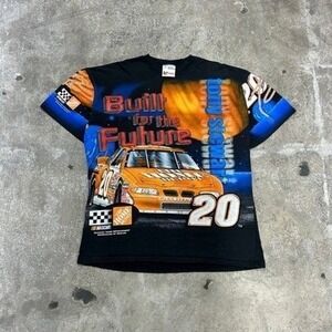 Vintage NASCAR Tony Stewart Planetary All Over Print T Shirt AOP Mens XXL